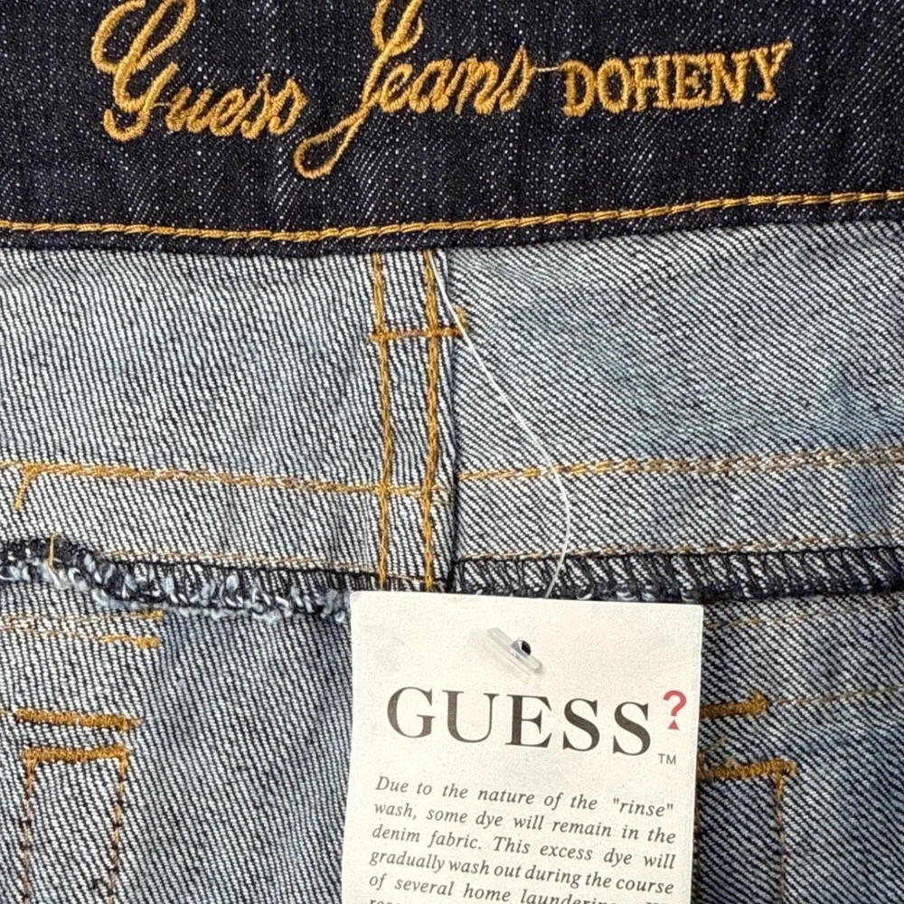 Guess Jeans Doheny Mens 29 Dark Rinse Indigo Straight Leg Denim NEW